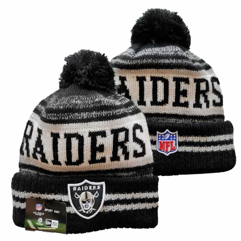 Raiders Team Logo Black and Gray Pom Cuffed Knit Hat YD,We sell and wholesale Raiders Team Logo Black and Gray Pom Cuffed Knit Hat YD on line form chian!